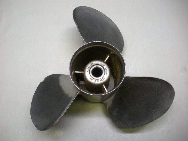 Michigan 3 Blade Stainless Steel Right Hand Propeller 21" X 15 1/4 P, SSM-358-C