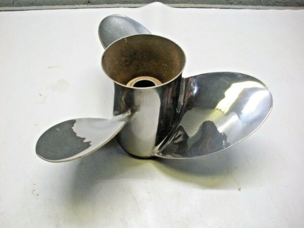 Mercruiser Quicksilver Thunberbolt Stainless Steel Propeller QS5004X 15.5 X 17P - Image 2