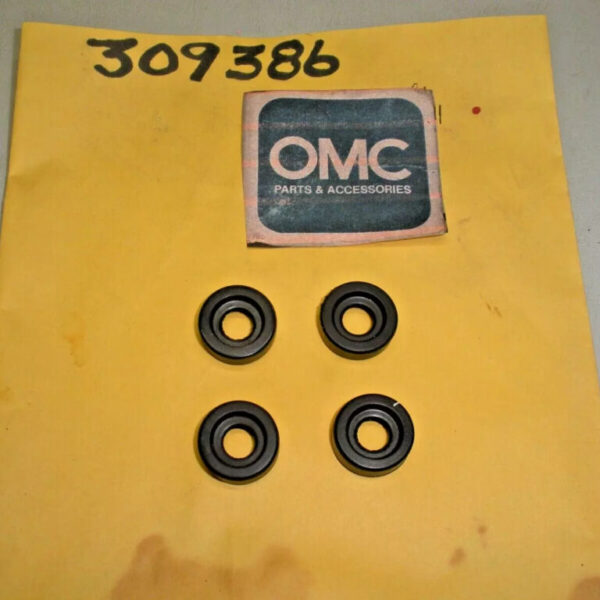 (4) Genuine OMC Johnson Evinrude Shaft Seal 309386