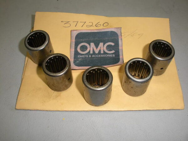 (5) Genuine OMC Johnson Evinrude Bearing 377260