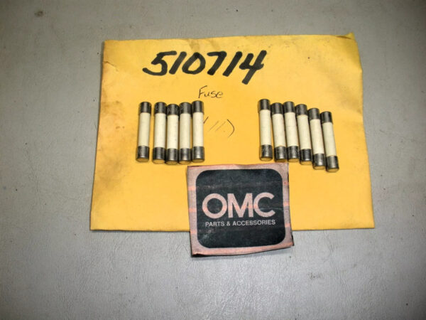 (11) Genuine OMC Johnson Evinrude Ceramic Fuse 510714