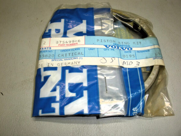 Genuine Volvo Penta Piston Ring Set 875499. Possibly Fits MD3