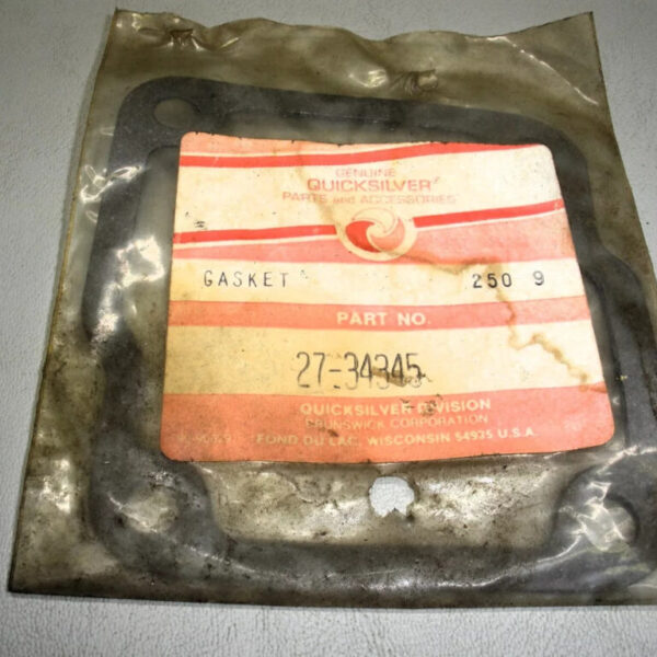 Genuine Mercury Mercruiser Quicksilver Gasket 27-34345
