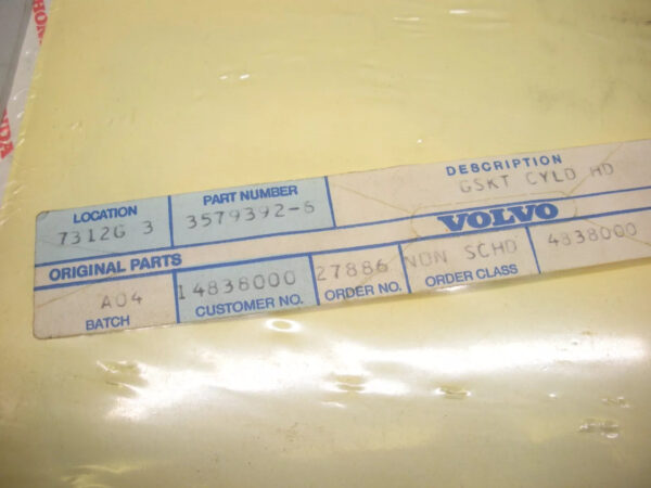 Honda Head Gasket 12251-881-305. Volvo Penta 3579392 - Image 3