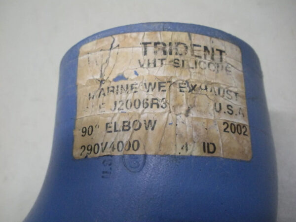 Trident VHT Silicone 4" 90 Degree Wet Exhaust Hose 290V4000 - Image 2