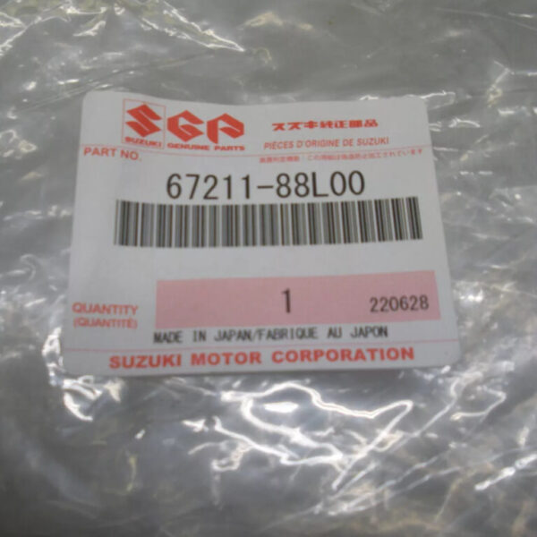 Genuine Suzuki Single Engine Control Box Cover 67211-88L00