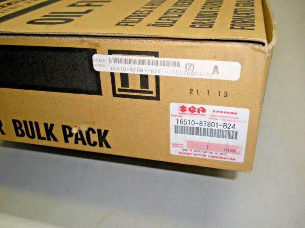 Genuine Suzuki Oil Filter Bulk Pack (24) 16510-87801-B24, 16510-87J01 - Image 3