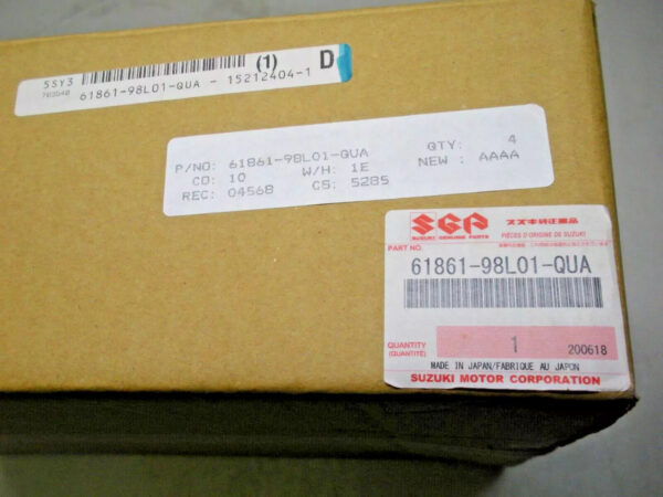 Genuine Suzuki Rear Engine Cover Panel 61861-98L01-QUA - Image 5