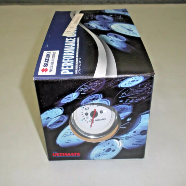 Genuine Suzuki 2" Performance Water Pressure Gauge (white) 34650-93J33