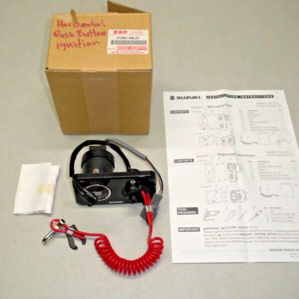 Genuine Suzuki Second Station Horizontal Push Button Switch Assembly 37290-98L20