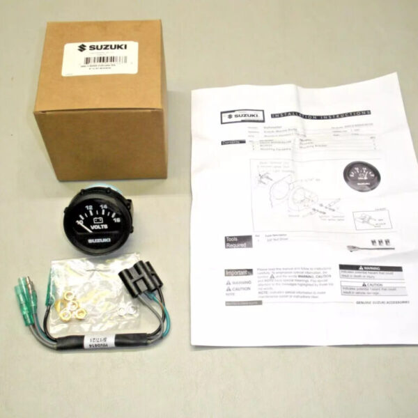 Genuine Suzuki Black 2" Voltmeter 990C0-80006