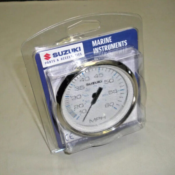 Genuine Suzuki White 4" Speedometer 990C0-80102
