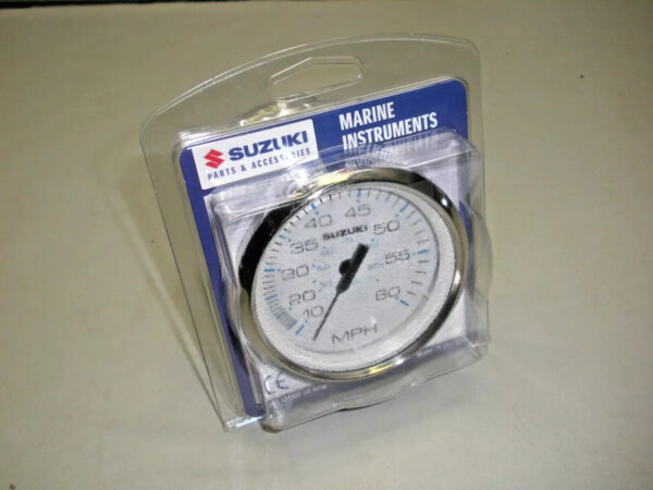 Genuine Suzuki White 4" Speedometer 990C0-80102