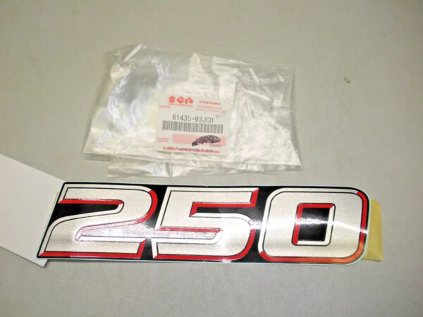 Genuine Suzuki "250" Decal 61435-93JC0