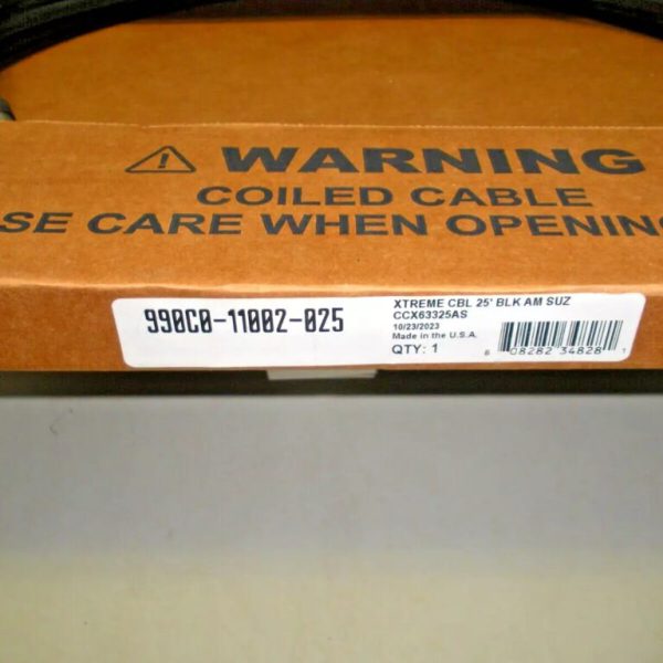 Suzuki Control Cable 25' 990C0-11002-025. Seastar Xtreme Part Number CCX63325
