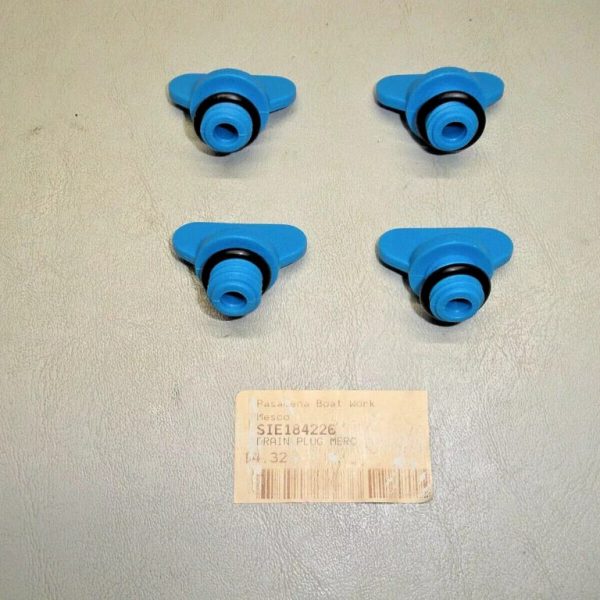 Pack of (4) Sierra Drain Plugs 18-4226. Replaces Mercury 22-806608A1, A02