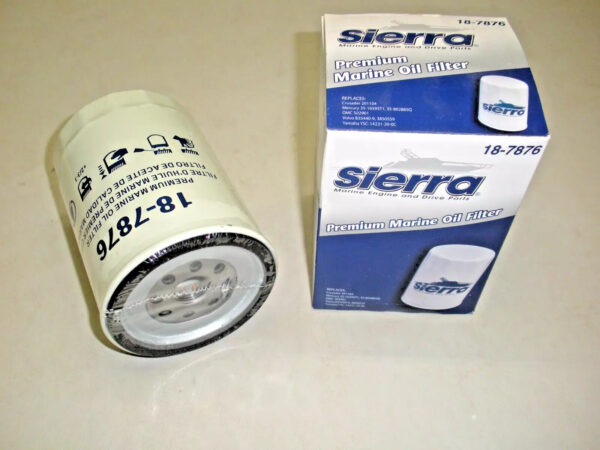 Sierra Oil Filter 18-7876. Replaces WIX 51061