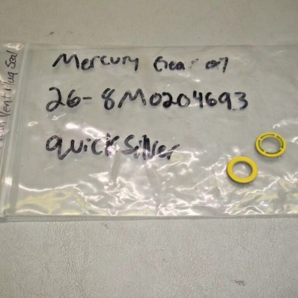 Pack of (2) Genuine Mercury Quicksilver Drain Vent Plug Seal 26-8M0204693