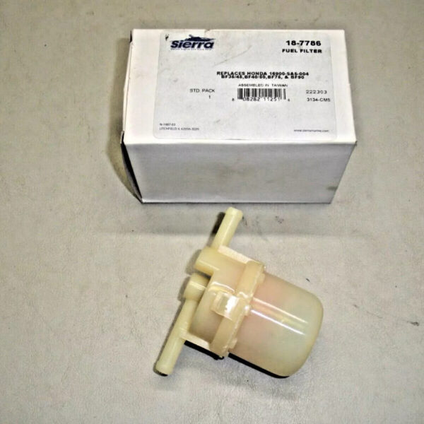 Sierra Fuel Filter 18-7786. Replaces Honda 16900-SA5-004