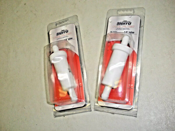 Pack of (2) Sierra 3/8" Inline Fuel Filter 18-7831