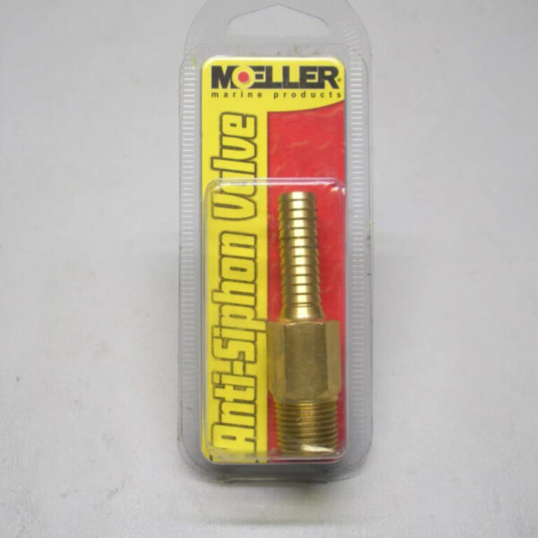 Moeller Brass Anti-Syphon Valve 033808-10. 3/8"