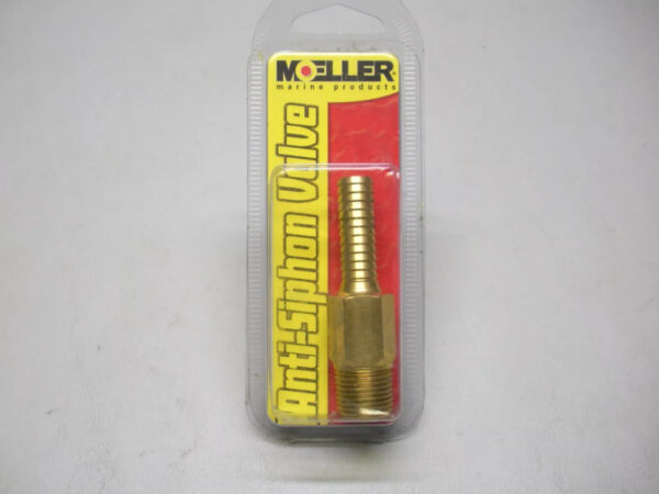 Moeller Brass Anti-Syphon Valve 033808-10. 3/8"