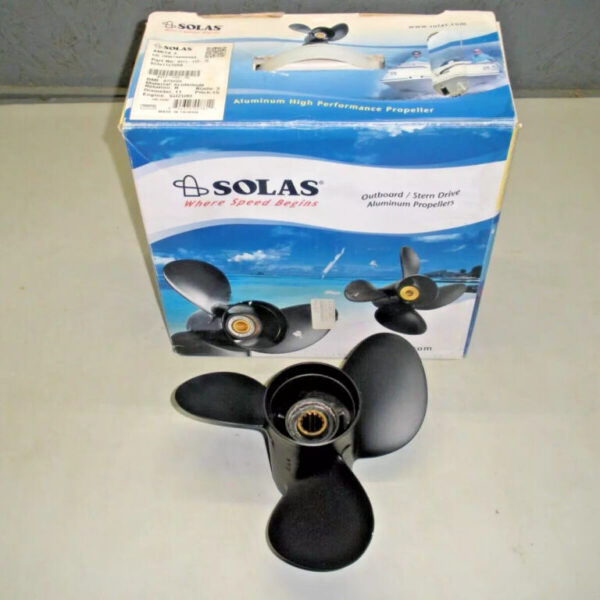 Solas Amita Aluminum 3 Blade Propeller 11" X 15R . 4311-110-15. Fits Suzuki