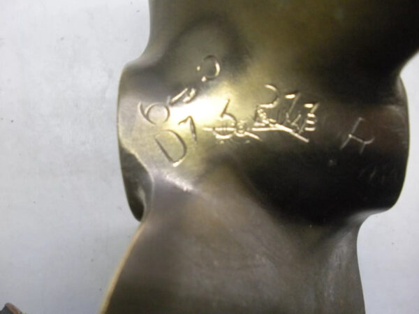POSSIBLE 13" X 11P R.H. Bronze 3 Blade Propeller READ DESCRIPTION - Image 7