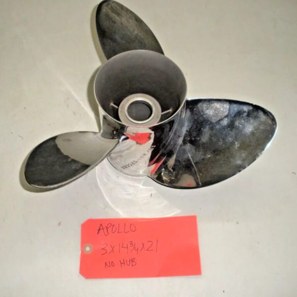 Michigan Apollo XHS 3 Blade S.S. Propeller 993025-14 3/4X21. 14 3/4" X 21R