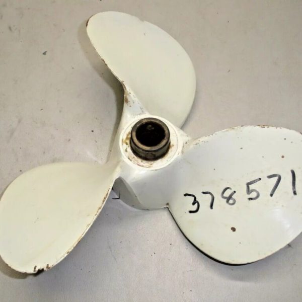OMC Johnson Evinrude 3 Blade Aluminum Propeller 378571 10 3/4" X 14P