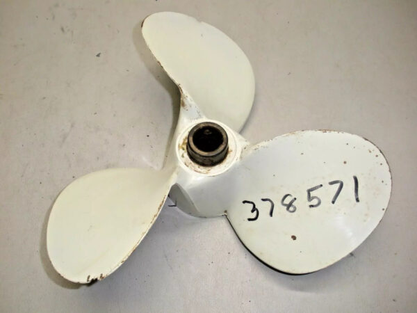 OMC Johnson Evinrude 3 Blade Aluminum Propeller 378571 10 3/4" X 14P