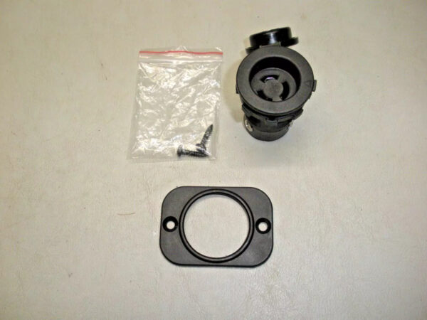 Marinco Connect Pro Trolling Motor Receptacle With Mounting Plate 12VBR