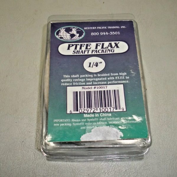 Western Pacific 1/4" PTFE Flax Shaft Packing 10017