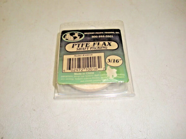 Western Pacific 3/16" PTFE Flax Shaft Packing 10016
