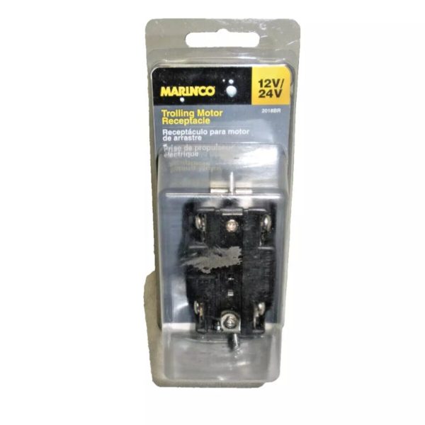 Marinco 12V/24V Trolling Motor Receptacle 2018BR