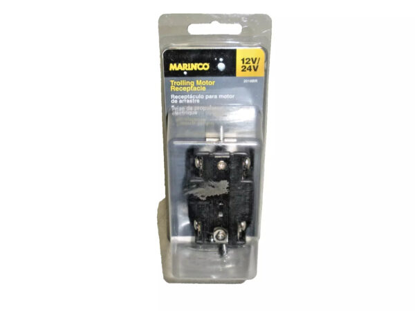 Marinco 12V/24V Trolling Motor Receptacle 2018BR
