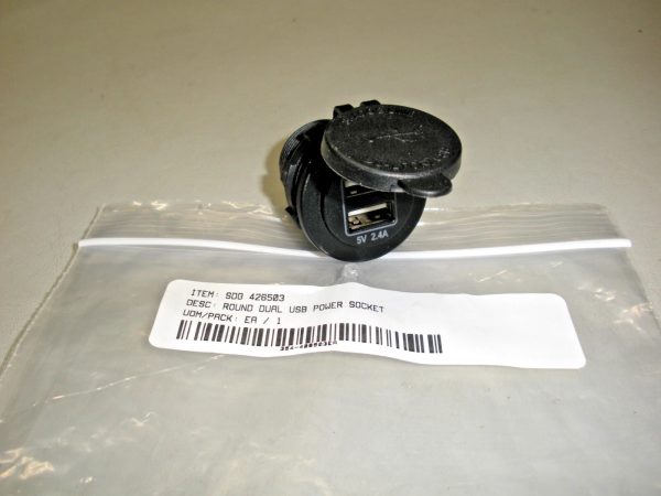 Sea-Dog Round Dual USB Power Socket (Without Light) 426503