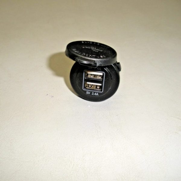 Sea-Dog Round Dual USB Power Socket (Without Light) 426503
