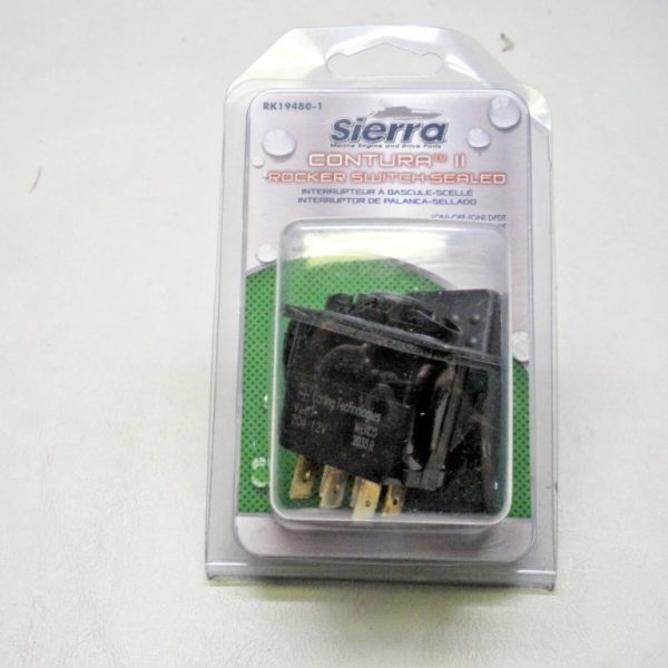 Sierra Contura II Sealed Rocker Switch RK19480-1 On-Off-On