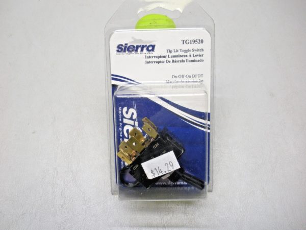 Sierra "Tip Lit" Toggle Switch TG19520 On-Off-On