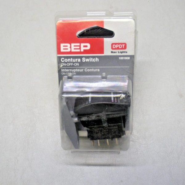 BEP Contura Lighted Navigation Rocker Switch 1001808 On-Off-On. Black or Gray