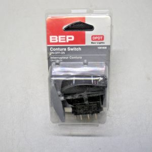 BEP Contura Lighted Navigation Rocker Switch 1001808 On-Off-On. Black or Gray