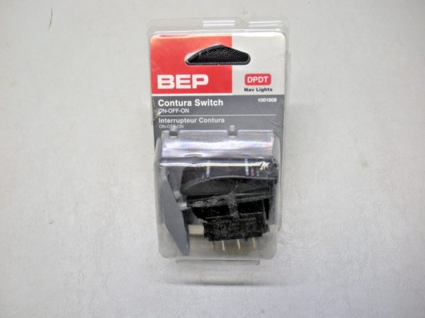 BEP Contura Lighted Navigation Rocker Switch 1001808 On-Off-On. Black or Gray