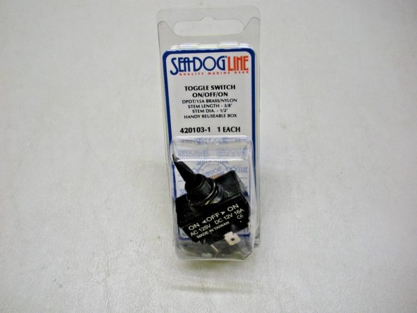 Sea-Dog Toggle Switch 420103-1 On-Off-On