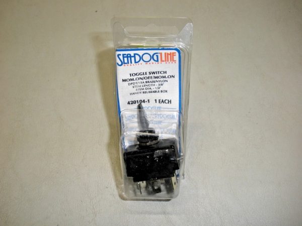 Sea-Dog Toggle Switch 420104-1 Momentary On-Off-Momentary On