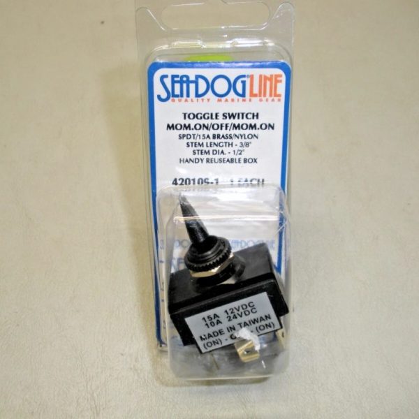 Sea-Dog Toggle Switch 420109-1 Momentary On-Off-Momentary On