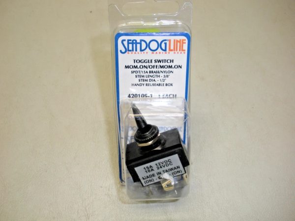 Sea-Dog Toggle Switch 420109-1 Momentary On-Off-Momentary On