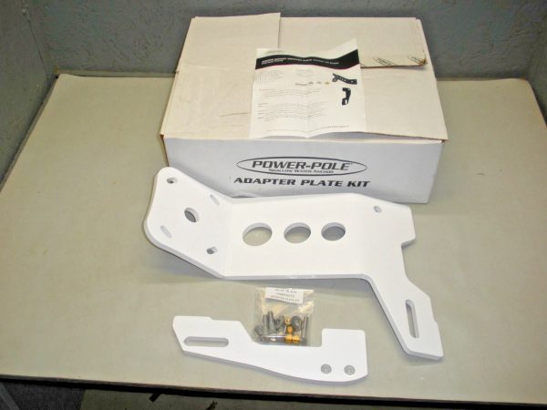 Power Pole Shallow Water Anchor Adapter Plate (Starboard Side) PK-M-2-3-S-WHT