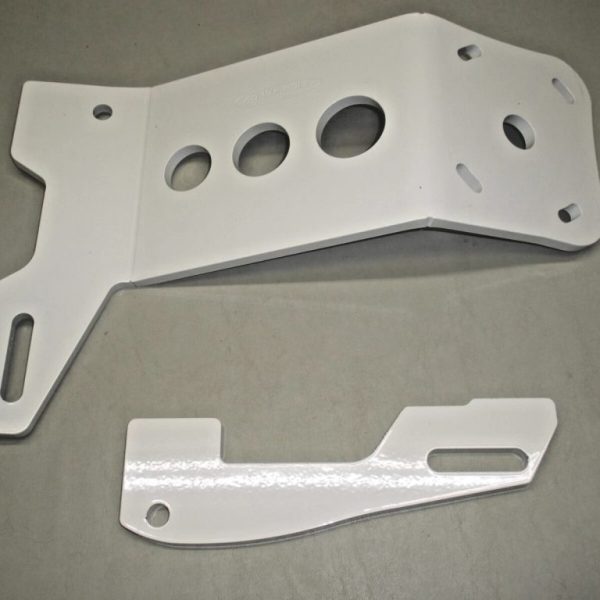 Power Pole Shallow Water Anchor Adapter Plate PK-M-2-3-S-WHT (MISSING HARDWARE)