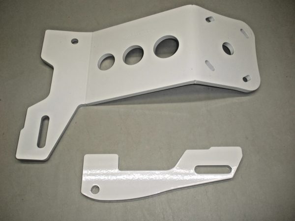 Power Pole Shallow Water Anchor Adapter Plate PK-M-2-3-S-WHT (MISSING HARDWARE) - Image 2